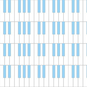 Cool blue jazz piano keys pattern by Su_G_©SuSchaefer