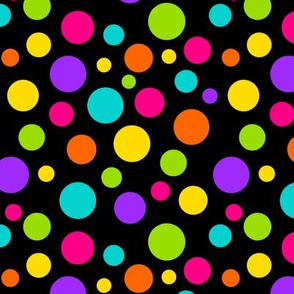 Happy Dots Black