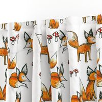 Foxes + Mushrooms