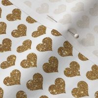 Giltter Hearts Gold