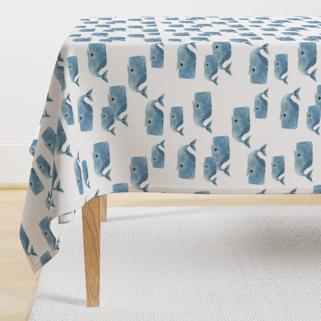 Whale Pod in Blue