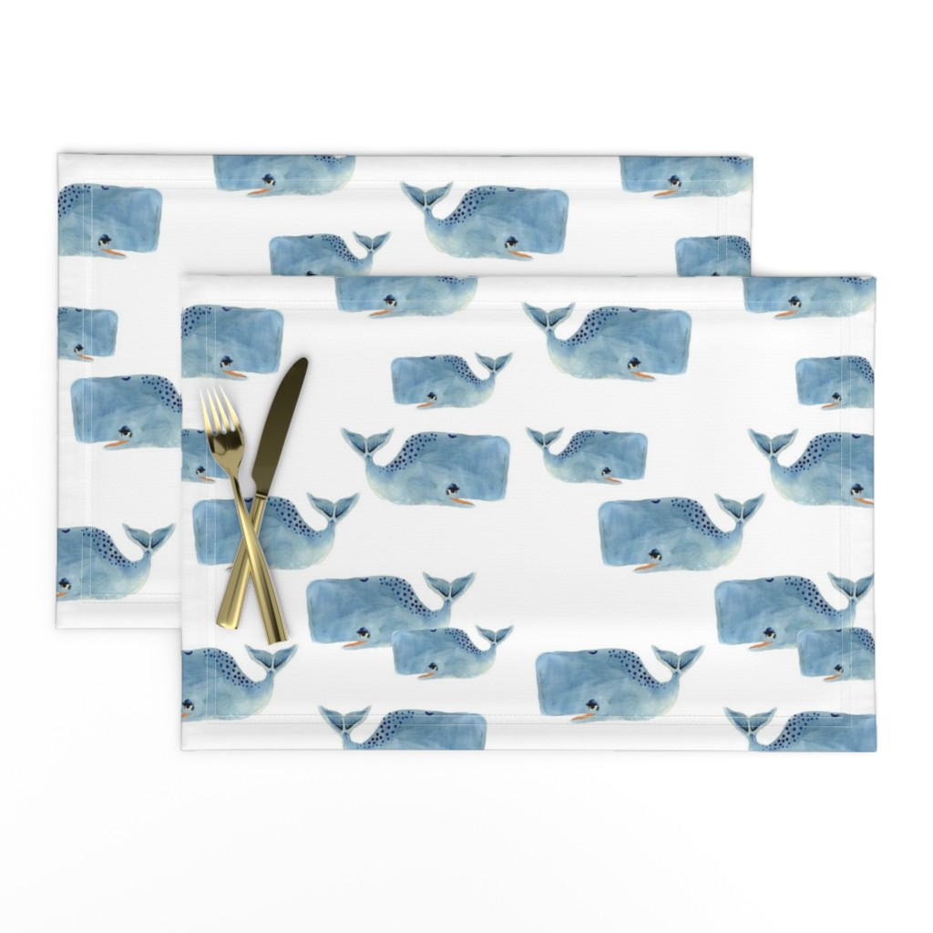 Whale Pod in Blue