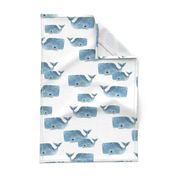 Whale Pod in Blue