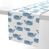 Whale Pod in Blue