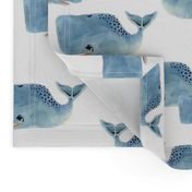 Whale Pod in Blue