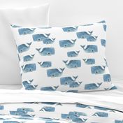 Whale Pod in Blue