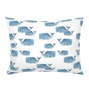 Whale Pod in Blue