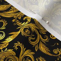 Dread Damask in Gilded