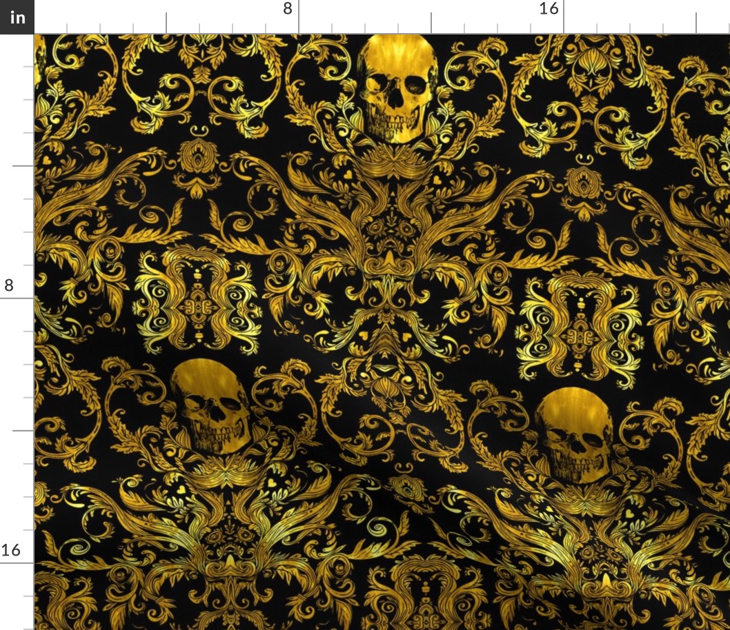 Dread Damask in Gilded