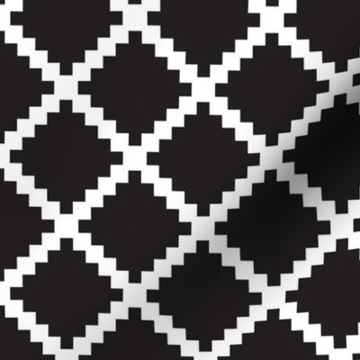 Aztec Trellis in Black