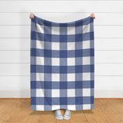 Navy 6" Buffalo Plaid 