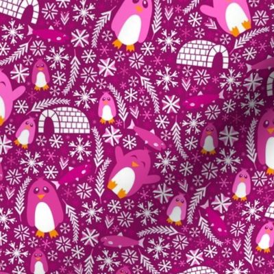 Penguin Wonderland (Pink)