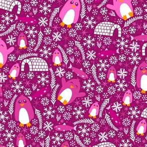 Penguin Wonderland (Pink)