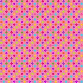 Checkerboard Fancy Happy Pink Mini