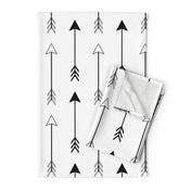 Large Black and White Arrows