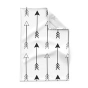 Large Black and White Arrows