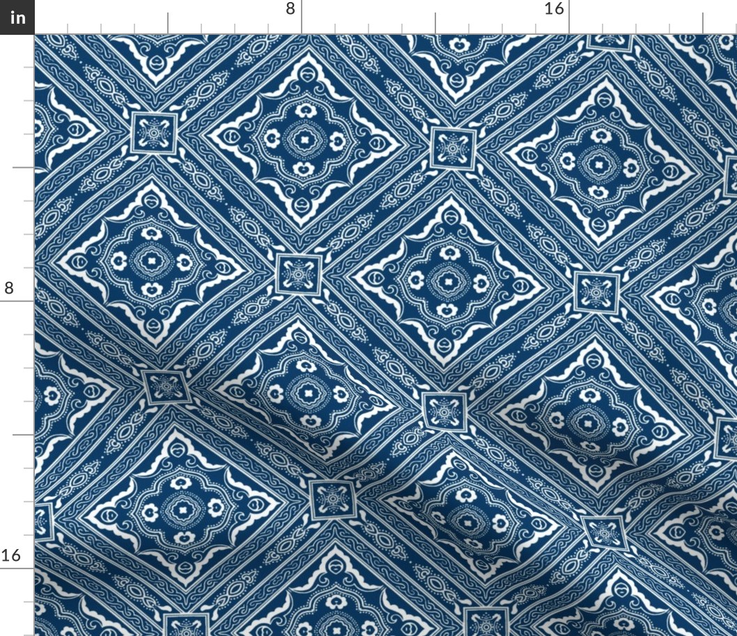  Chinese Indigo Tiles ~ Bian ~ Variation Shyr SS