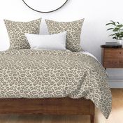 Etosha Leopard in Soft Aqua and Taupe