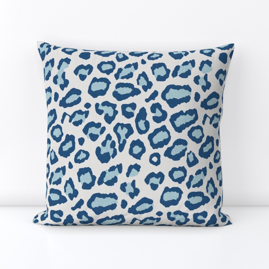 Etosha Leopard Skin in Blue