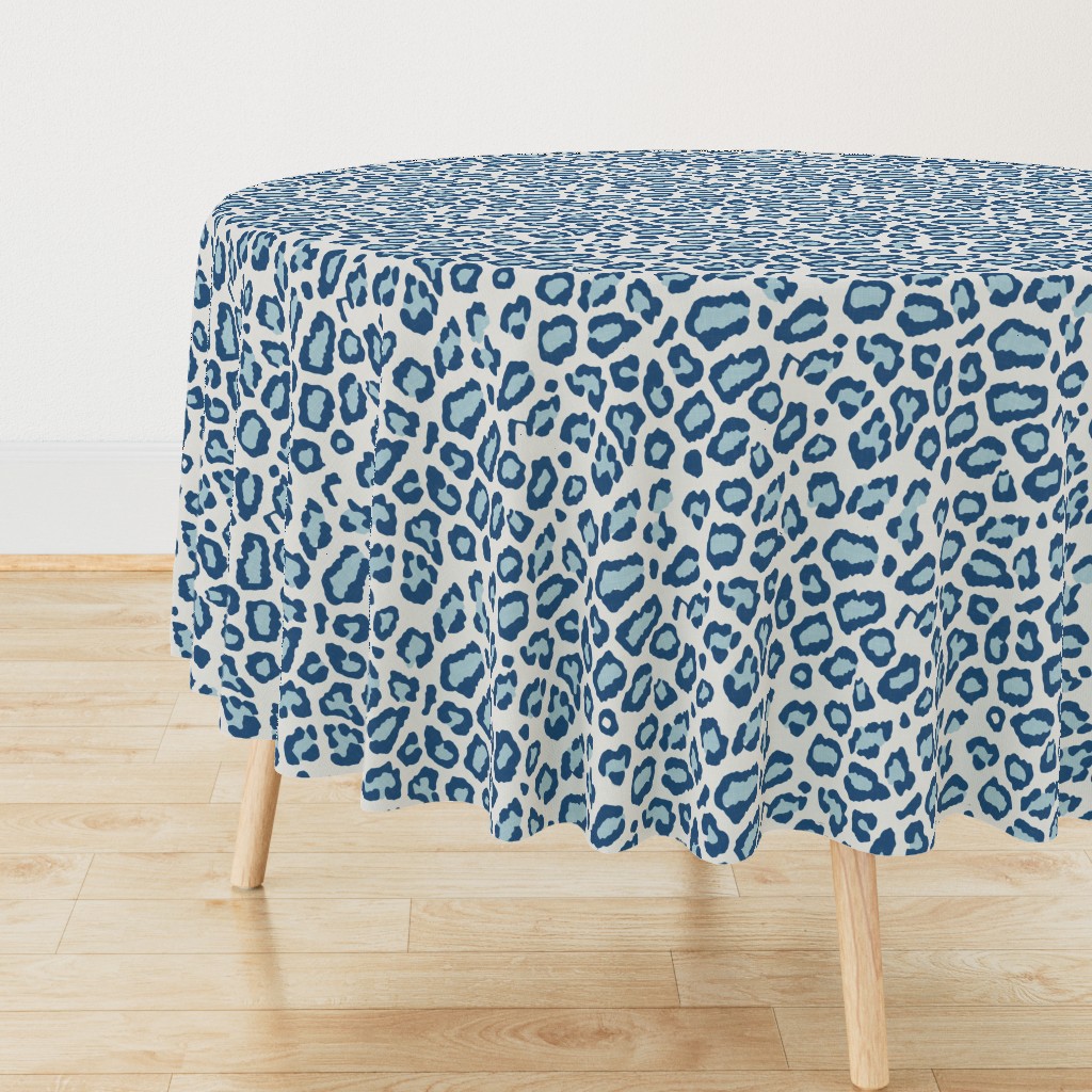 Etosha Leopard Skin in Blue