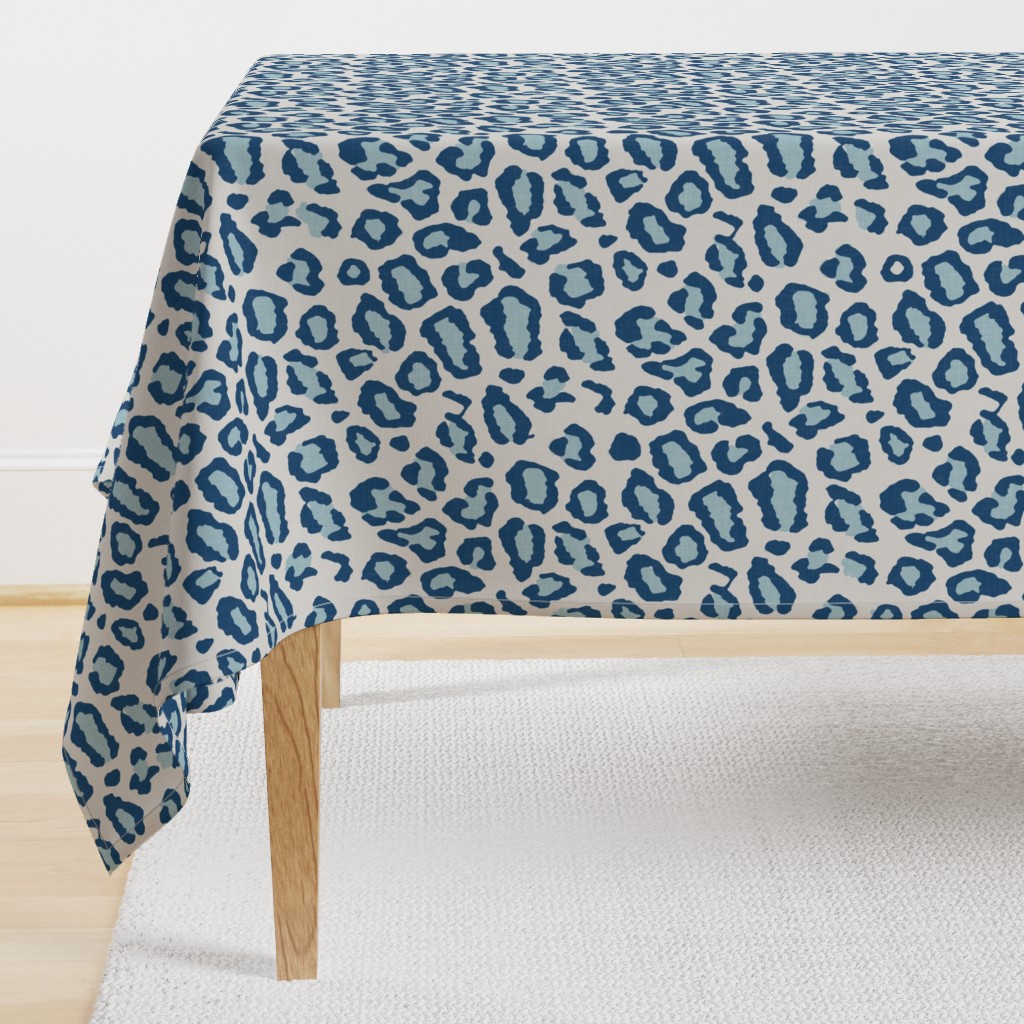 Etosha Leopard Skin in Blue