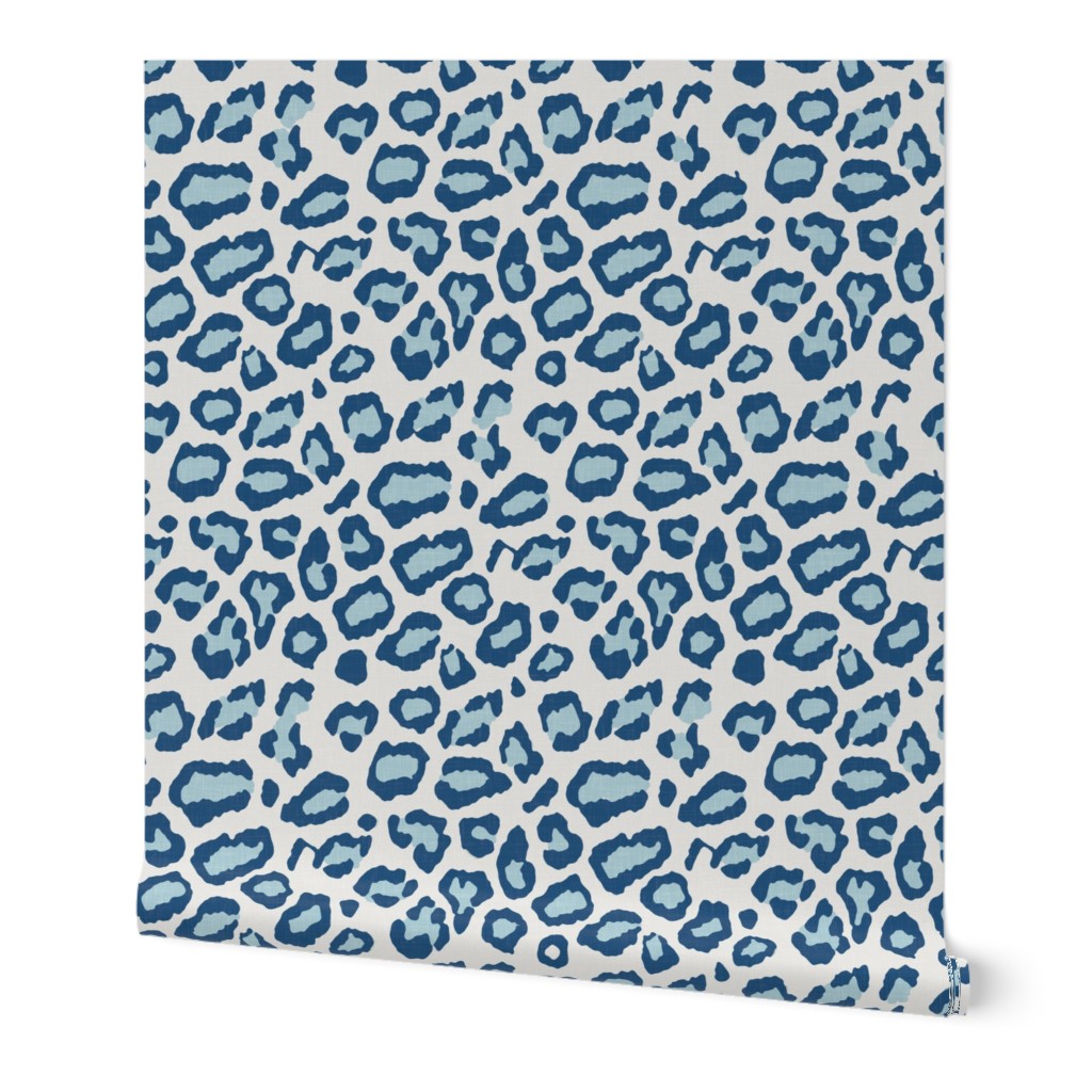 Etosha Leopard Skin in Blue