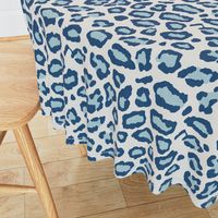 Etosha Leopard Skin in Blue