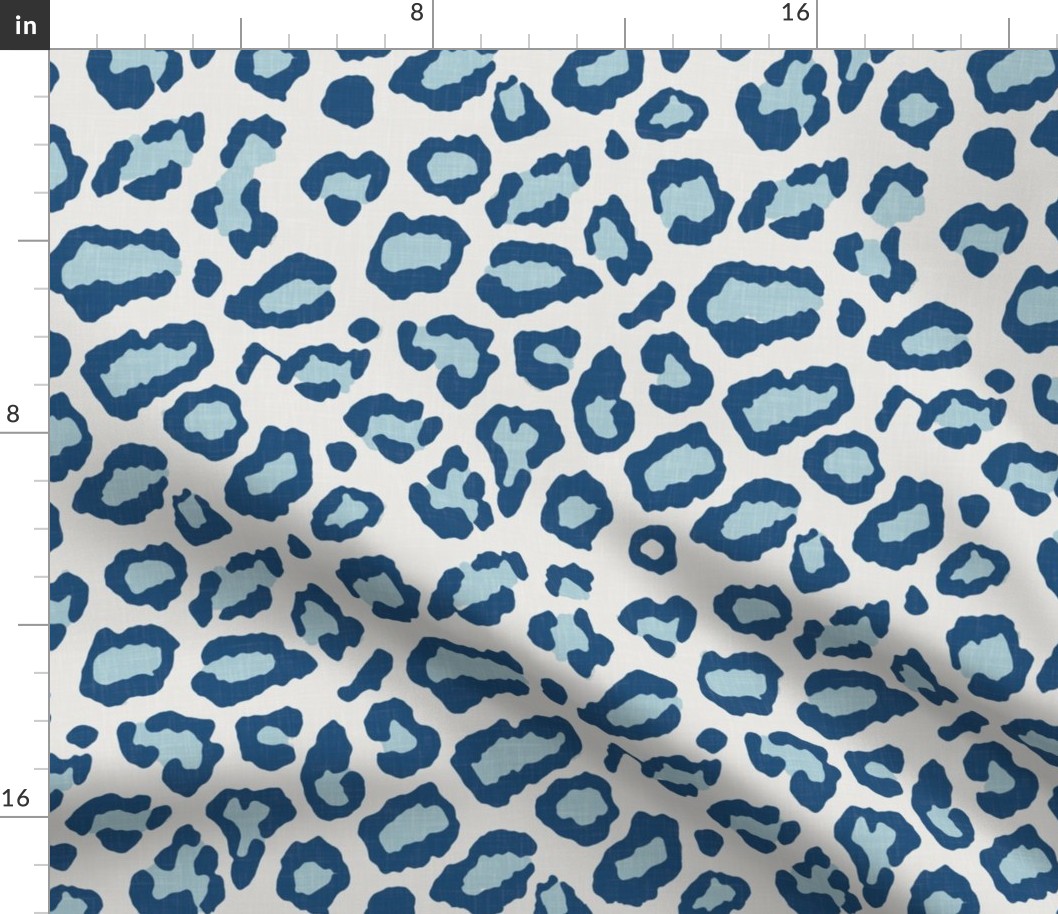 Etosha Leopard Skin in Blue