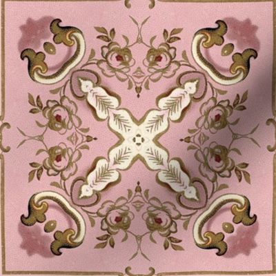 Petit Trianon ~ Floral Tile 