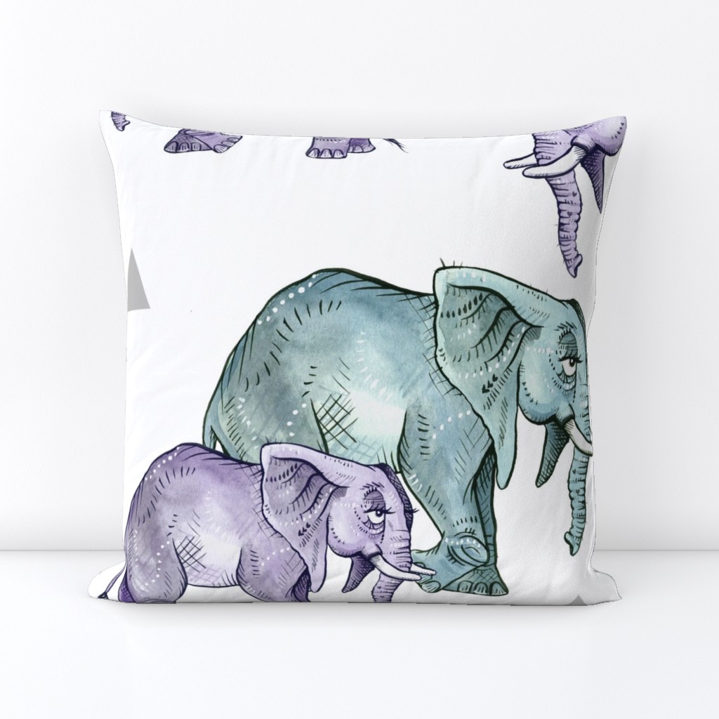 Elephants and Triangles - Larger Scale