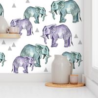 Elephants and Triangles - Larger Scale