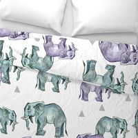 Elephants and Triangles - Larger Scale