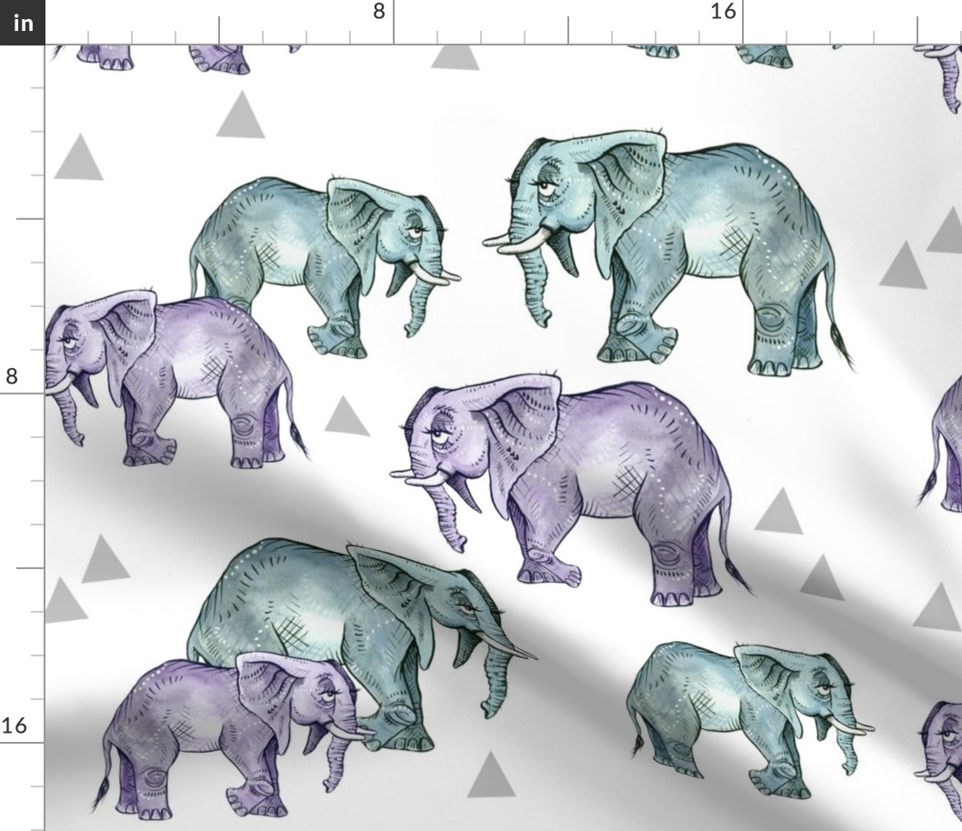 Elephants and Triangles - Smaller Scale