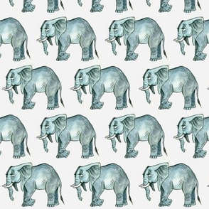 Elephant Herd - Smaller Scale