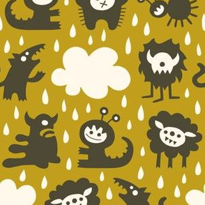 It's raining Monsters (brown)