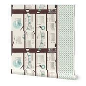 Super Tweet 2011 Tea Towel Calendar (click on title to see image right side up)