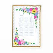 2024 Calendar cake tea towel