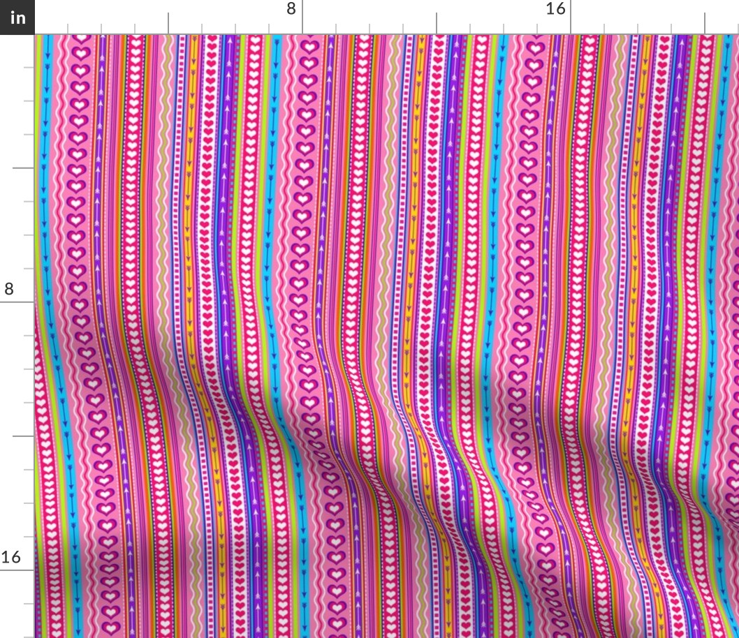 Valentine Stripes Multi