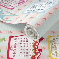 2011 Vintage Aprons Tea Towel Calendar