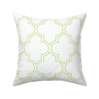 Moroccan Outline Quatrefoil in Sprout