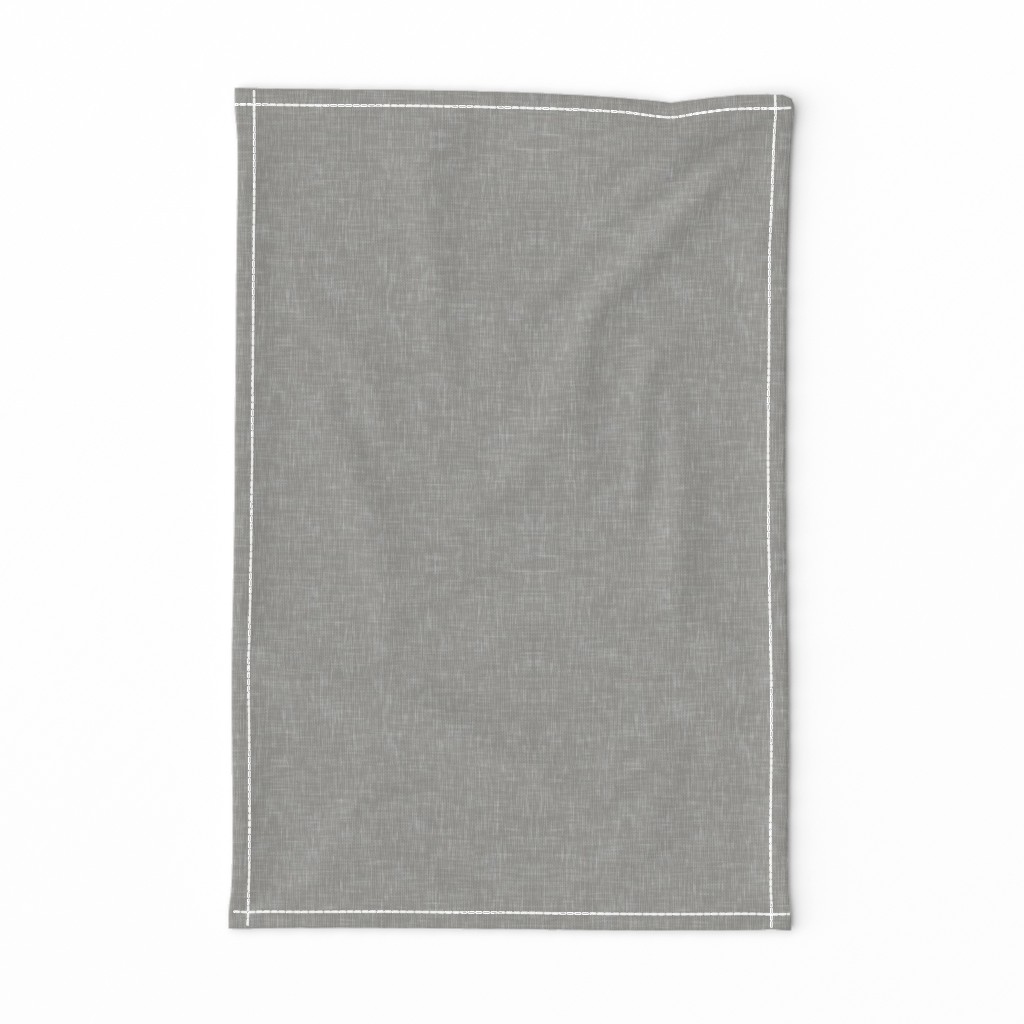 Solid Linen in Gray