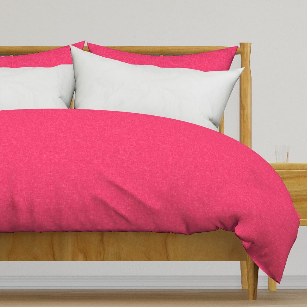 Solid Linen in Fuschia