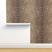 Deer Hide Fabric and Wallpaper in Taupe