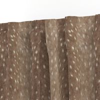 Deer Hide Fabric and Wallpaper in Taupe