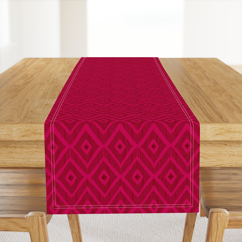 Ikat red & pink
