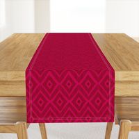 Ikat red & pink