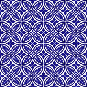 Blue And White Tiles