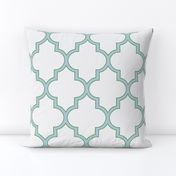 Kelly Green and Spa Quatrefoil