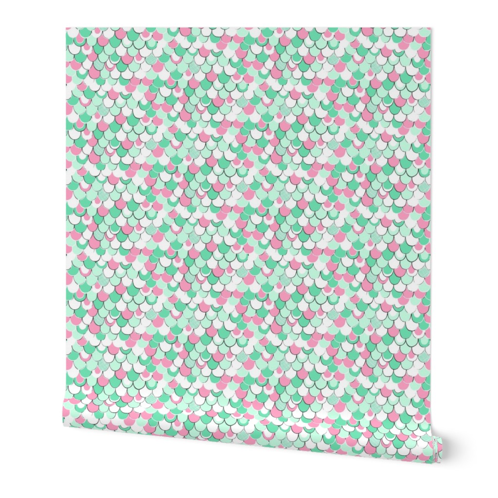 Scale Away (mint/pink)