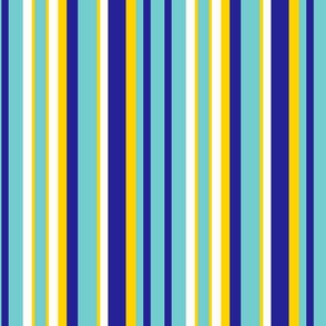 Blue And Yellow Stripes
